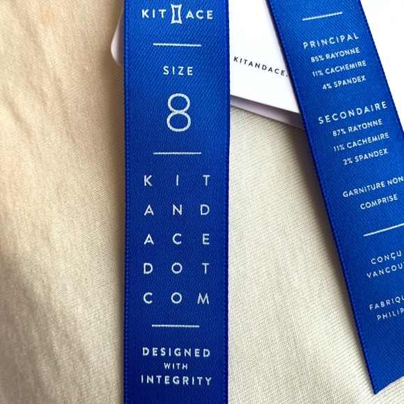 KIT and ACE technical cashmere Wave Tee 8 NWT - Picture 15 of 16